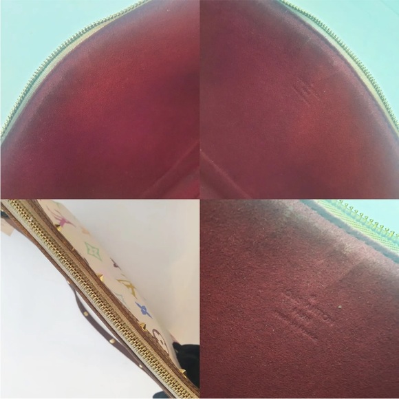 SOLD 📣 Vintage Louis Vuitton White Muliticolor Pochette Shoulder Bag - Picture 12 of 13